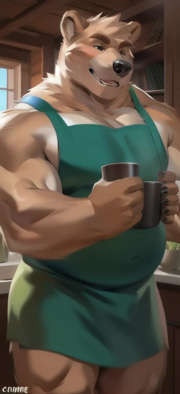 (Best quality: 1.0), (Super High Resolution: 1.0), (masterpiece, best quality:1.2), detailed, detailed hands, detailed eyes, score_9, score_8_up, score_7_up, furry, anthro, ((ram)), ((solo)), grandpa, (about 70 years old), (manly), curved horns, handsome face, huge, bangs, white beard, beard above mouth, fluffly fur, nipples, looking pleasured, sexually, sexy pose, SFW, coffee shop, (apron), flaccid, in heat, panting, sweat, sweaty, musk, (skinny, shy), hands touching, (looking at viewer, shy), blushes:0.3, close up view, (by bebebebebe, by syuro)
