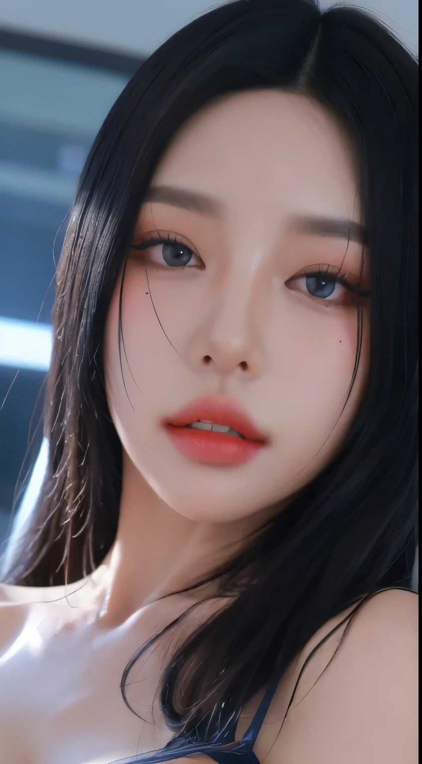  Korean model  , Head model   , Unique head details, Cyberpunk fashion,   near future   , Double eyelids,  big lips , Professional makeup  