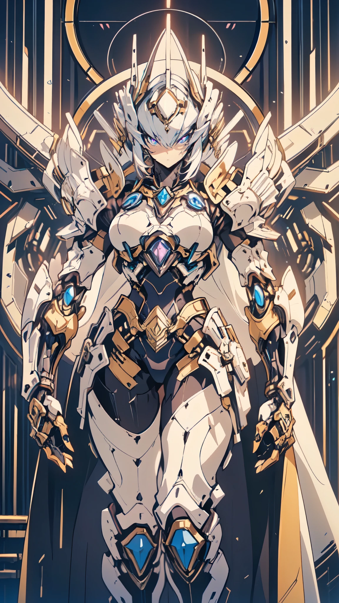 (masterpiece:1.5, best quality:1.5, extremely delicate:1.5), a woman wearing a full-face helmet, high-tech biomimetic armored combat suit, (a composite layered chest armor), the design balances heavy with agility, fully enclosed shoulder guards, matching arm and leg guards, a belt of gemstone, (the color scheme is primarily Purple with Blue and Yellow accents, Organic Biotech, Concept Inspired by succubus, glowing eyes, armor glows), stand of a futuristic sci-fi city, this character embodies a finely crafted fantasy-style armored hero in anime style, exquisite and mature art style, metallic, high definition, highres, ultra-detailed, ultra-fine painting, professional, perfect body proportions, golden ratio, anatomically correct, symmetrical face, extremely detailed eyes and face, high quality eyes, creativity, RAW photo, UHD, 32k, Natural light, cinematic lighting, (masterpiece-anatomy-perfect:1.2)