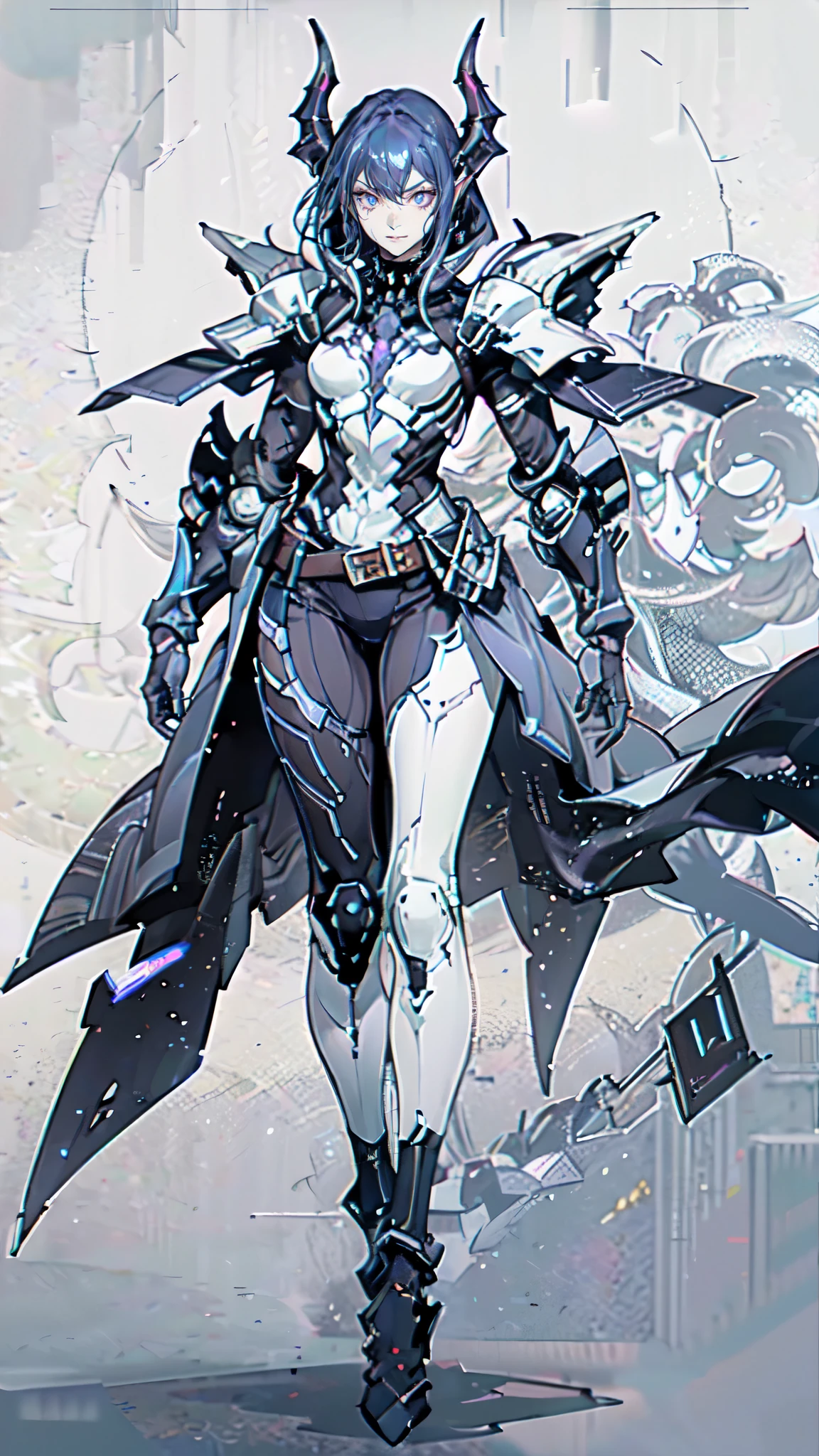 (masterpiece:1.5, best quality:1.5, extremely delicate:1.5), a woman wearing a full-face helmet, high-tech biomimetic armored combat suit, (a composite layered chest armor), the design balances heavy with agility, fully enclosed shoulder guards, matching arm and leg guards, a belt of gemstone, (the color scheme is primarily Purple with Blue and Yellow accents, Organic Biotech, Concept Inspired by succubus, glowing eyes, armor glows), stand of a futuristic sci-fi city, this character embodies a finely crafted fantasy-style armored hero in anime style, exquisite and mature art style, metallic, high definition, highres, ultra-detailed, ultra-fine painting, professional, perfect body proportions, golden ratio, anatomically correct, symmetrical face, extremely detailed eyes and face, high quality eyes, creativity, RAW photo, UHD, 32k, Natural light, cinematic lighting, (masterpiece-anatomy-perfect:1.2)