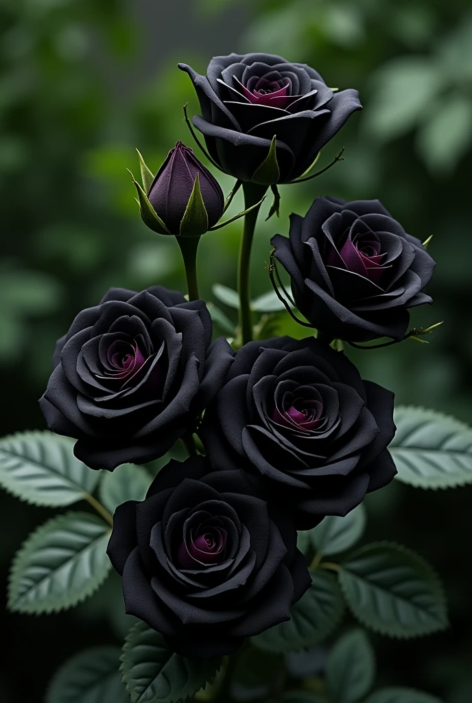 <lora:Color-000150:1> black rose