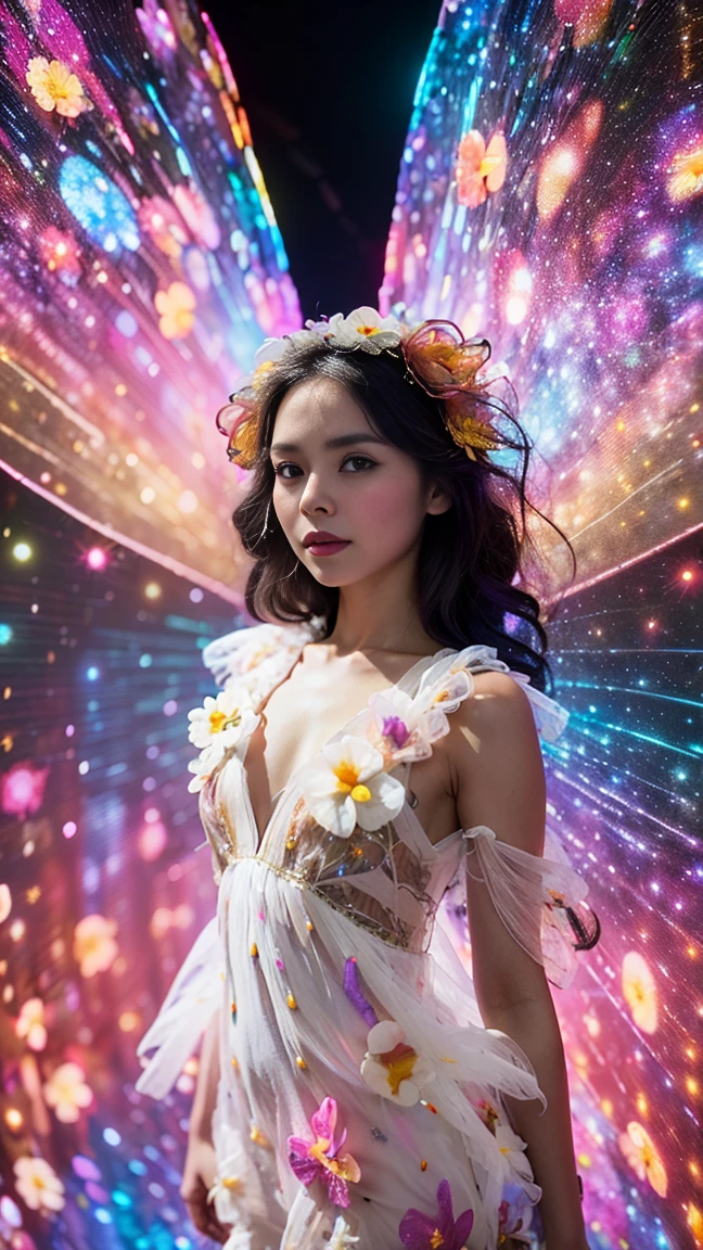{ SFW | NSFW | (((No clothes))) }, (Only faces and flowers in composition), (masterpiece, top_quality, Surrealism, concept art, beautiful and aesthetic), (Photorealsitic, HyperRealism:1.37), (Close-up girls), (((Extremely detailed NOGIZAKA face variations))), All Faces surrounded by flowers, Ultra-detailed,(colorful:1.1),(falling petals:1.2), (Dazzling Self-Luminous floral background:1.4), (Radiant PearlSkin, Elaborate detailed Eyes with sparkling highlights), (many colors:1.4), (Space Filled with all flowers), (Everything except faces covered with fresh flowers:1.2), (Flower outfits made from fresh flowers) (invisible body:1.5), (body:-1) .
