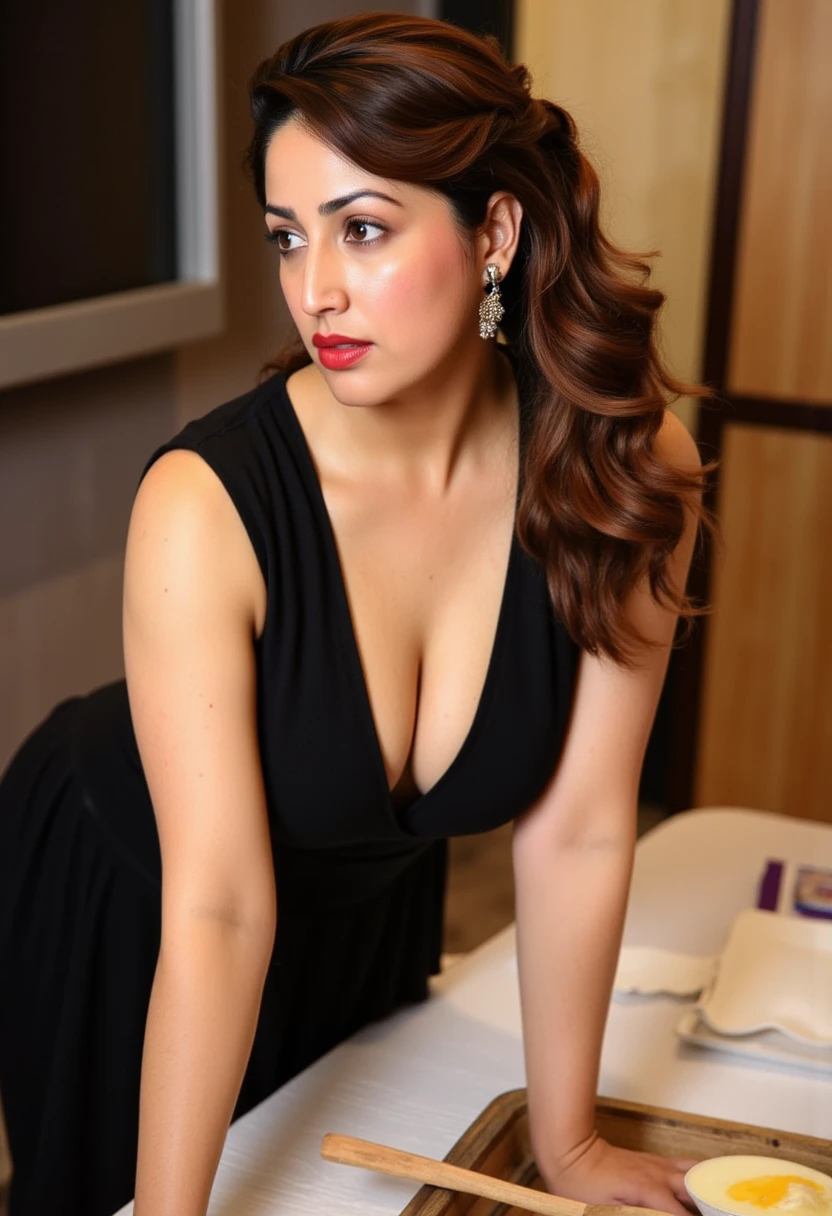 (best quality)), ((masterpiece)), (detailed), erotic hindu wife , making chicken , kitchen , big pumped lips red lipstick super big fake lips red lipstick super delicious body super detailed face lips eyes ((best quality)), ((masterpiece)), (detailed), lots of piercing indian woman, bikini blouse super back open saree big pumped lips red lipstick super big red lips , lip piercing  erotic hairstyle, erotic make-up married women , extremely realistic detailed nude