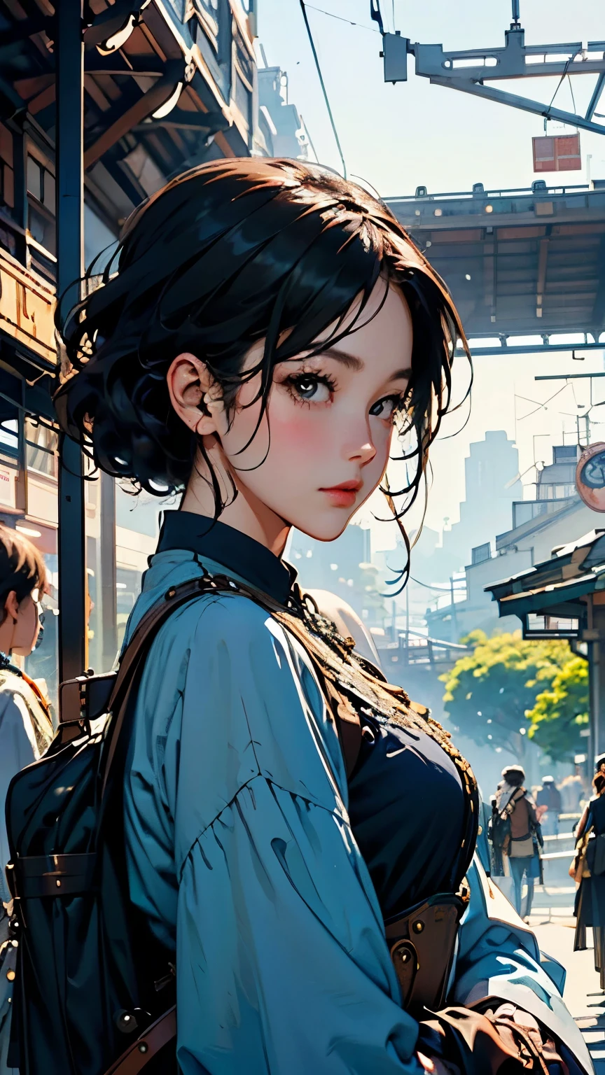 (masterpiece, Highest quality:1.2), One girl, alone