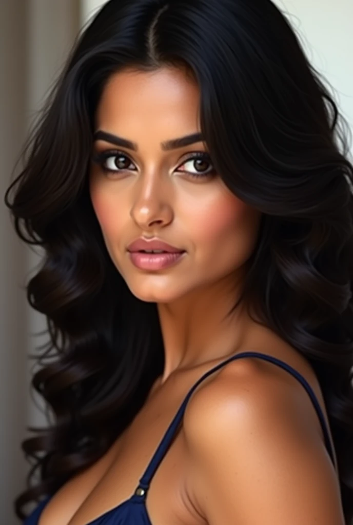 (photorealism:1.2), beautiful 40yo north indian fair woman with big boobs, wearing casual semi-professional clothes getting ready, short hright 5 feet (A radiant glow:1.1) (thick lips:0.9)