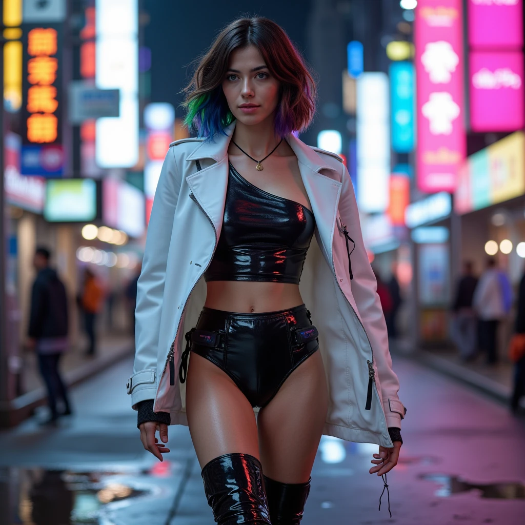 Cyberpunk punk mohawk