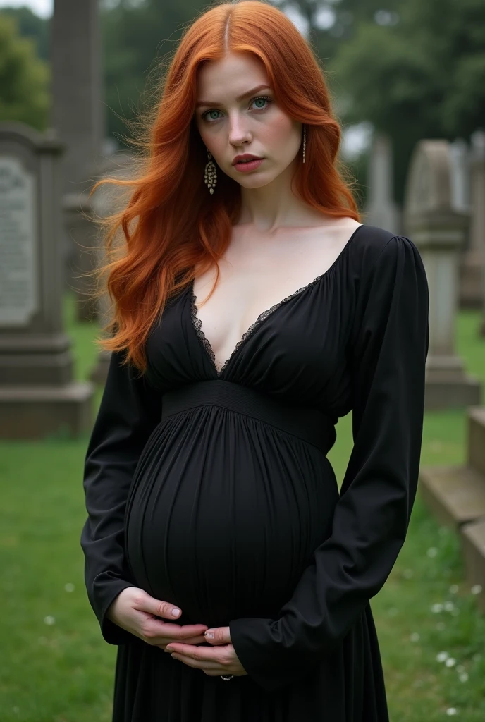 Adeline, now pregnant , shows an even more intense beauty . His figure