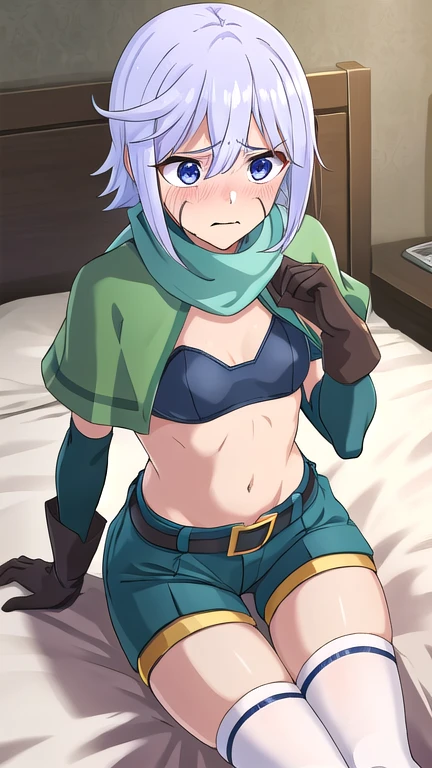 NSFW,masterpiece,Highest quality,High resolution,Very detailed,Sinon\(Sword Art Online\),blush,(Tough-faced man),(Have sex),Insert,Creampie,Inn at night