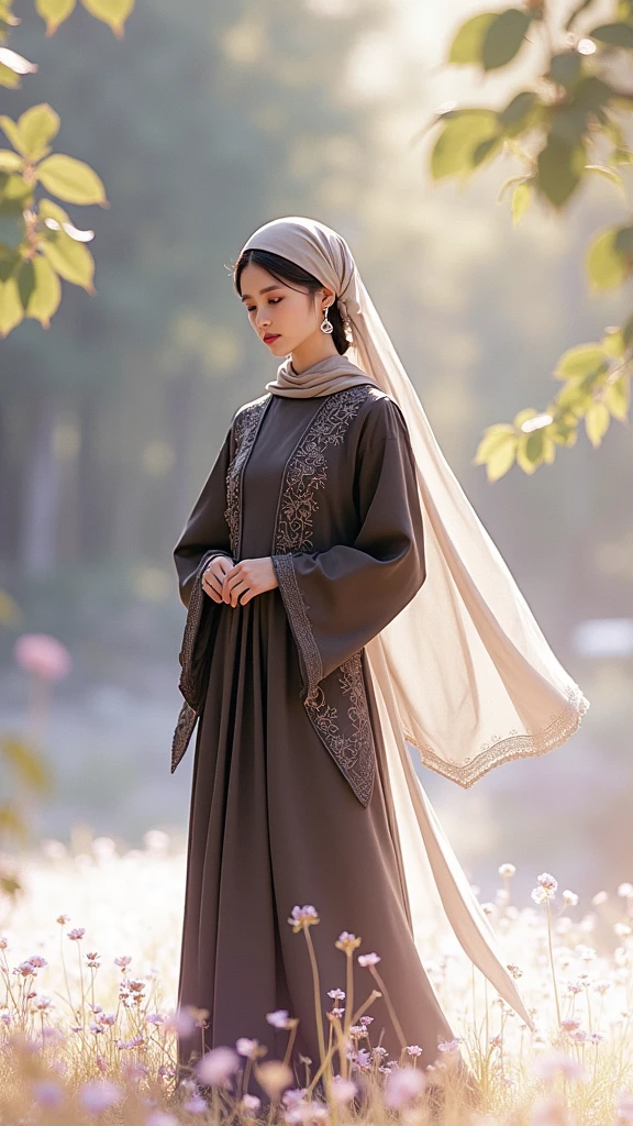 Natural Fibers Clothing with Fabrics Fabrics Traditional Iranian Modeling Mannequin Clothing Elegant Modeling for Clothing Product Promotion Natural Fibers Suitable and Fit and Silk Printing and Elegant Design