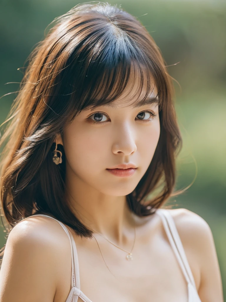 A hyper-realistic image of a single Japanese woman in her early 20s ...