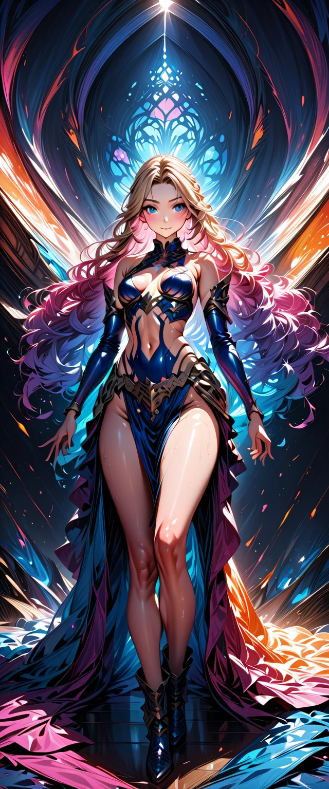 (((tmasterpiece))), 1girll, Hatsune Miku, vocal, Super detailed, hyperrealistic face, (flirty expression), (pink leotard), Blue gloves, Pantyhose, ((Super cute face)), ((Angelic face)), ((Incredibly beautiful eyes)), (glowing light eyes), (full bodyesbian), (luminous hair), Super sexy hair, (Delicate and perfect hands), (Perfect anatomy), Super delicate and sexy body, sexyposture, ((ulzzangs)), (ultra thin face), Exquisite features, ultra - detailed, Better quality, Cinematic lighting, attractive beautiful, sexy looks, Nice star background, cat years, pink cat years, seetty ,detailed face, detailed eyes, detailed hands, full body, full body