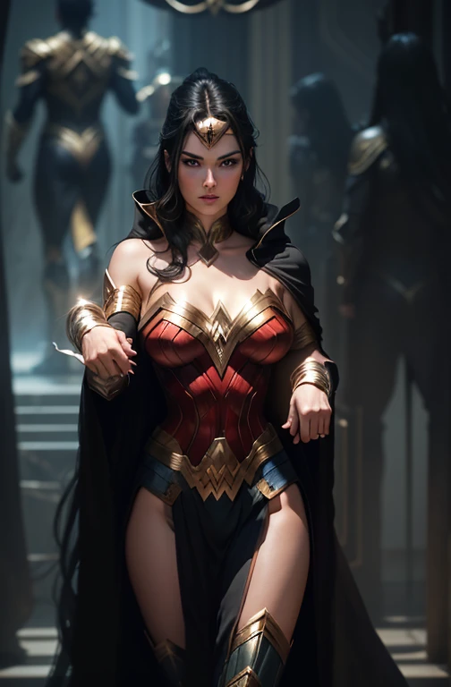 “Chipu”, 20 years old, Photo Realistic, Realistic. 1girl realistic, skin realistic, “Chipu” face, big boobs, wonder woman, detailed eye makeup, puffy eyes, solo, sharp focus, volumetric fog, 8k uhd, dslr, high quality, film grain, photorealism, lomography --auto --s2