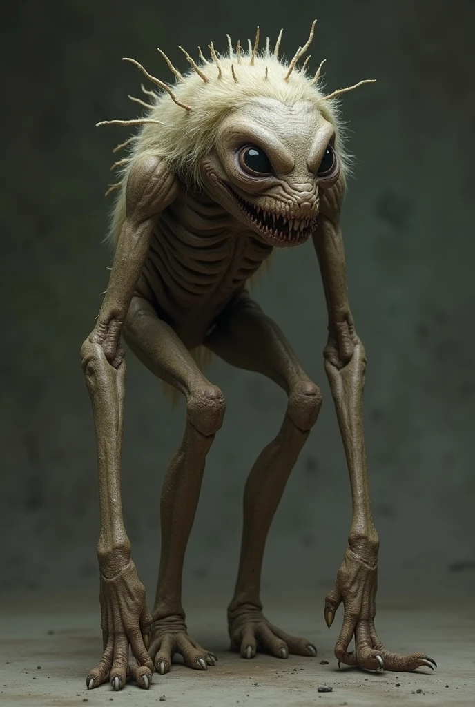creepy tapeworm creature