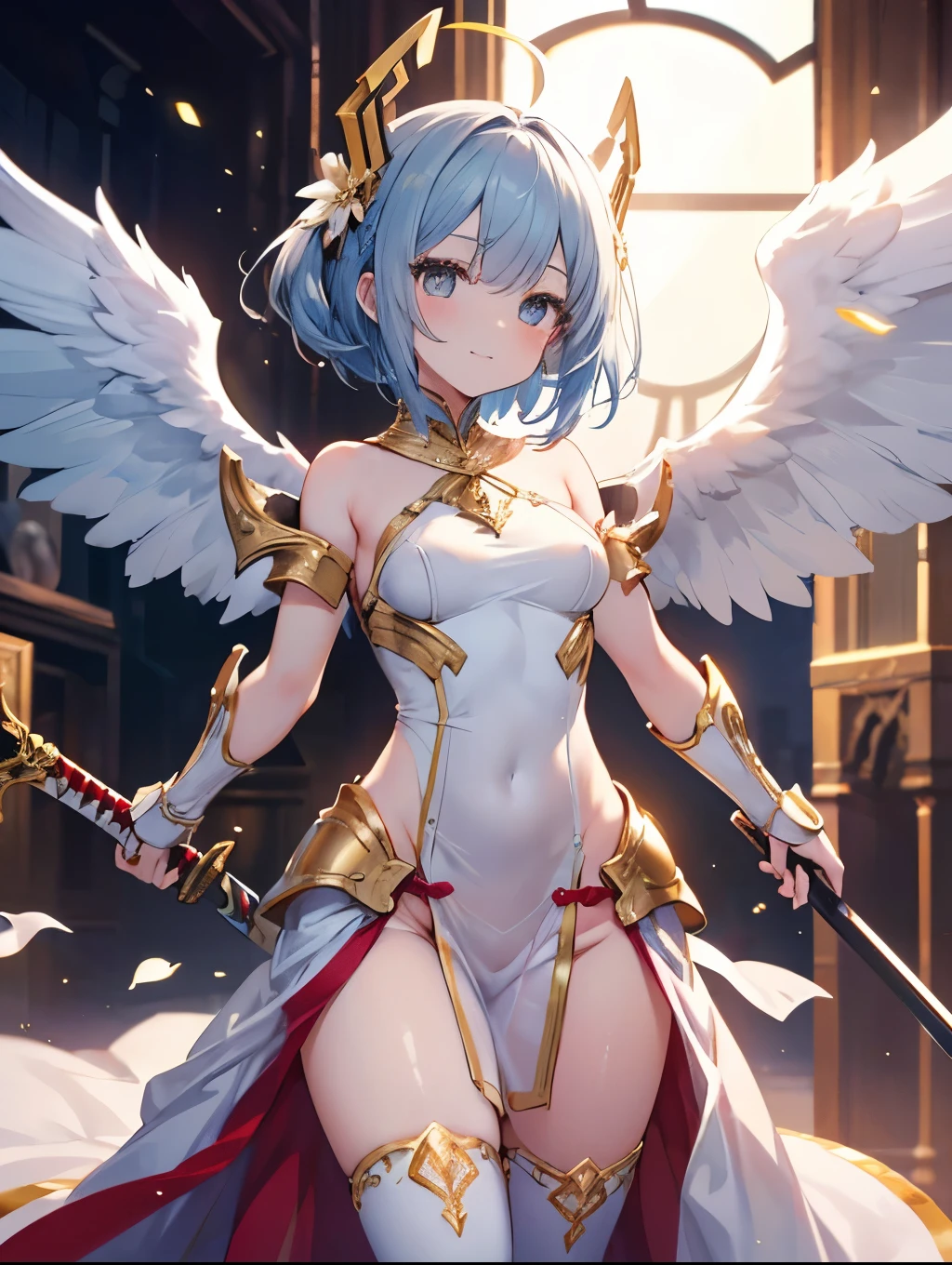 ((Masterpiece, Highest quality)), Detailed face, CharacterDesignSheet， full bodyesbian,, Highly detailed, Depth, Many parts，Beautiful female，Extremely beautiful，High Balance, Natural light, battle armor，Blue hair,long braid，hentail realism, shadowing,character sheets, reference sheet, Standing painting, 8K,8 Super details, 1080p, Women's HD，Slim，femele, 16k, A high resolution, Best quality, High quality, Anatomically correct, Masterpiece, ccurate, hyper HD，As graceful as a swan，unreal-engine，Standing painting, angle of view,Yarn skirt，ssee-through，is shy