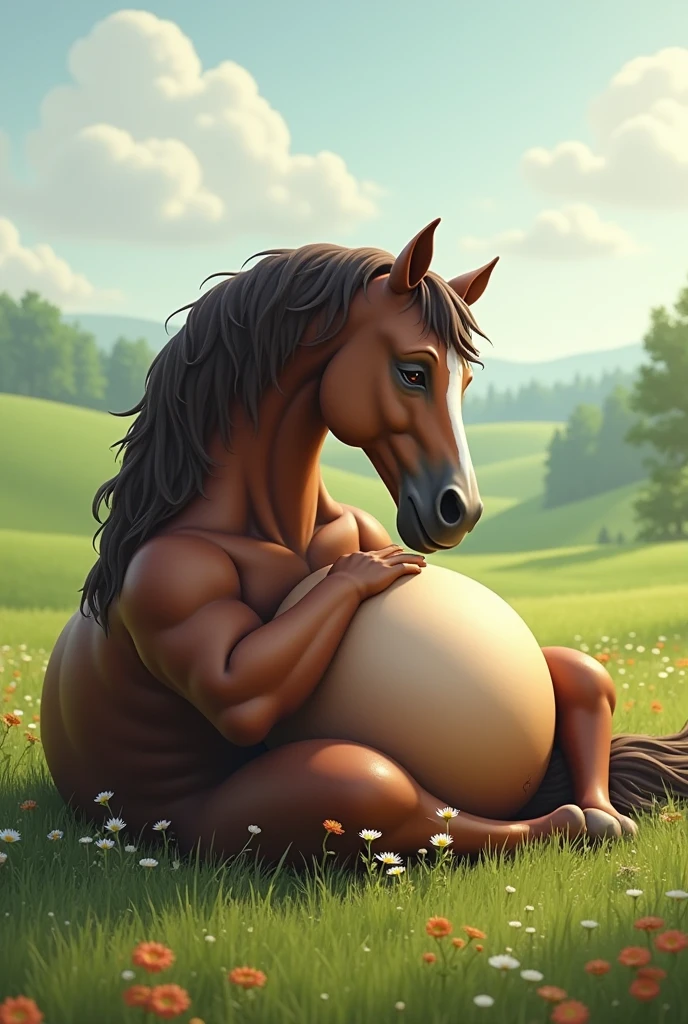 Cute , pregnant, boy pregnant with horse, boy pregnant, nude, horse dick, horse balls, cum, creampie anal, human dick, anal, full pregnancy, milking, full of cum, farm