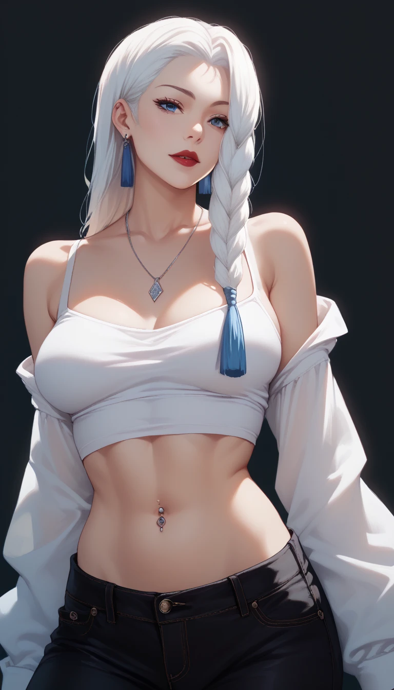 ((piece of master)), (Very high quality), character creation sheet, (rosto perfeito),Multiple angles, (vista de frente, vista decostas, vista da esquerda, vista da direita, vista em diagonal),multiple poses, (mesma cara, different angle closeup (breasts and head), clothes translucent, Breasts Visible, cabelo platinado;, double braid