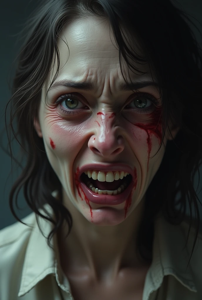 dark, ominous, horror, Cinematic film still, high detail RAW color Photo, harsh lighting, cinematic lighting, contrast, textured skin, cold skin pores, hard light, gigapixel, 8k resolution, cinematic, octane render, unreal, high definition, 8k uhd, professional lighting, photon mapping, radiosity, physically-based rendering, perfect face, award-winning photography, ray tracing, intense gaze, cinematic lighting, masterpiece, best quality, intricate detail, absurdres
