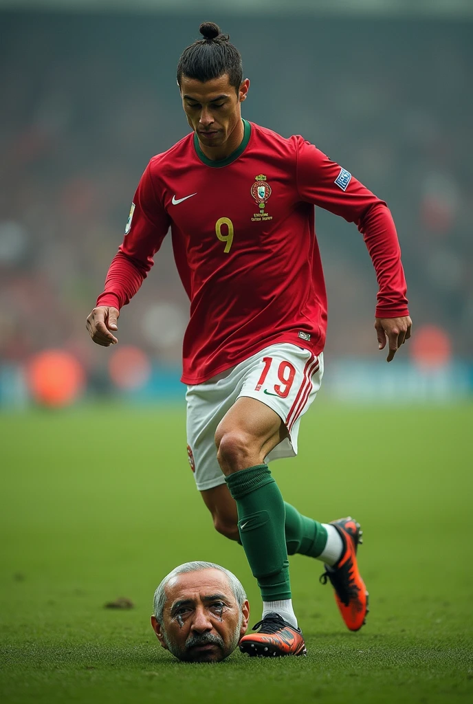 Cr7 with ball 
