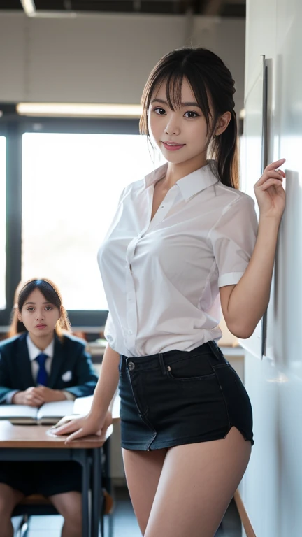 flawless、Adult elegance of the best works、ren、No makeup、large boob、Big buttocks、Tired hips、perfectly proportions、No makeup、No lipstick、Wavy Hair、女優、top grade、Best Beautiful、High elegance、Elegant、masutepiece、Photos of Japan women、Serious woman、No makeup、No lipstick、in 8K、top-quality、40 years old、Bursting breasts beauty、Top image quality、Natural complexion、Company Desk、Sit on a chair、Company clerk、President's Secretary Jacket、校服、Female Announcer、Lace sexy light blue lace panties on shirt、Panties visible from a normal-length skirt、Pretty figure、Trim your hair、Open your legs、、Lace sexy light blue lace panties visible.updo hair、Female Announcer、No lipstick、