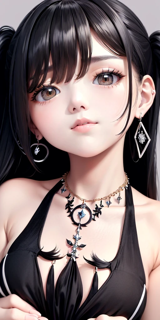 POV,wall bang，(high quality,ultra-detailed,realistic:1.37),1girl ,linked piercing，Linked piercing close-up from the side ，(Don&#39;t look at the camera：2.0)，，black mask，earrings，earrings，((Hold your shoulders tightly with both hands))，(Incredible breasts:1.2)，Mini narrow bandeau，nipple bulge，(Southern Hemisphere:1.8)，goth neck ring，bare shoulders，Naked trench，clavicle，
