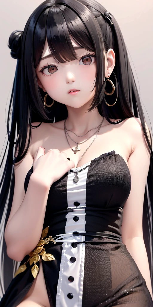 (masterpiece, best quality), 1girl, nito wai, long hair, cabbie hat, off shoulder, black sweater, long sleeves, hat bow
