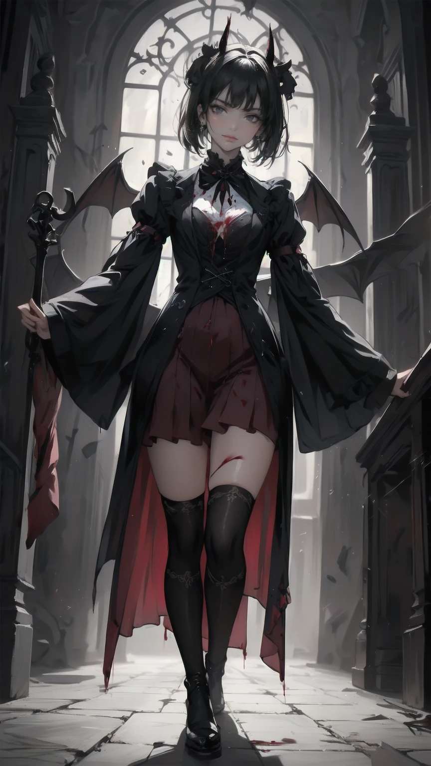 masterpiece, Highest quality, High resolution,(Highest quality,4K,High resolution,masterpiece:1.2),Very detailed,Realistic:1.37,masterpiece, Highest quality, Exquisitely crafted, woman, beautiful, elegant, smile, Blood, iridescent Long Hair, bangs, skirt, shirt, Long sleeve, Frills, shoes, (Red and Black:1.4), flower, spooky, Horror, 頭蓋Bones, Long Hair, Black Hair, Candles, Blood, hair flower, Dead, hair ornaments, Bone, doll, 頭蓋Bone, skeleton, Horror (theme),spooky altar background,Dark fantasy,Red color scheme,Ominous atmosphere,eyeを引く,Storytelling,anatomy,Anime Style,Concept Art,beautiful細部までこだわった顔と (((赤いeye ))),A terrifying ritual ,Satanic Ritual,Premature death,Misconduct,クレイジーなsmile,Scythe Face,Girl Monster, beautiful, Delicate facial features, 鋭いeye, Sharp Fangs, 青White skin, blonde,robot,Cursed Painting, Dark Background, Cinema Lighting, Dramatic Shadows, Gothic style, Gloomy atmosphere, Dark fantasy, One Girl, , Please open your mouth wide, Open your mouth and baring your teeth,Sharp teeth like a beast, Wide lips, very wide mouth, Vermilion cheeks, ,(Bloodしぶき:1.4),Scary smile, smile,Fallen angel design, ねじれたsmile、Bloodまみれの、頭からの出Blood,、Bloodしぶき、,(Bloodしぶき:1.4),Crossbones, 頭蓋Bone,Horror 一人の男の子, Cream colored hair, Gray Hair, Pearly hair, nice boy, Bunny ears, Loose-fitting clothing, Larger clothes, dark red eye, eyeの下のたるみ, dark circles under eye, やみcute, Fluffy hair, Voluminous Hair, skinny, slim, very skinny, Androgynous, cute, spooky, short hair, Horror, Faded colors, White skin, spooky, Unnaturally thin, I&#39;m hungry, eye, eye in background, sharp eye, Long eyelashes, Under the eyelashes, Loose shorts, レースshirt, Frillsshirt, Tie the ribbon&#39;head, Detailed clothing, A loose cardigan, Open cardigan, 滴るBlood, that&#39;terrible, nightmare, Haunted, stitch, patchwork, string, Injury, hell, Injury on arms, self-harm, cut, Black Fingers, factory, Abandoned, A dismembered ghost,Many heads,Many heads,Lots of faces,Multiple faces,Multiple Girls,Frolicking Girl,複数のwoman,tea ,クレイジーなsmile,look up,Face shot,Scythe Face,Girl Monster, slave,beautiful, Detailed portrait, Delicate facial features, 鋭いeye, Sharp Fangs, 青White skin, Thick chain, Dark Background, Cinema Lighting, Dramatic Shadows, Gothic style, Gloomy atmosphere, Dark fantasy, One Girl, , Please open your mouth wide, Open your mouth and baring your teeth,Sharp teeth like a beast, Wide lips, very wide mouth, Vermilion cheeks, ,(Bloodしぶき:1.6),Scary face, Laughter　Witch design, ねじれたsmile、Bloodまみれの、頭からの出Blood,,、Bloodしぶき、,(Bloodしぶき:1.6),Crossbones, 頭蓋Bone,　, Horrorスタイル, ((Fantasy Witch Costume)), ((Flowing white hair)), ,(Bloodしぶき:1.6),womanの曲線, Large Breasts, Thick thighs, Sexy flat stomach, Perfect hands, Perfect anime face, ((dark lolita dress)), Are standing, ((邪悪なsmile)), ,(Bloodしぶき:1.6),Victorian cities, gaslight, Steam circulates, Moonlight Illumination, night lighting, A sky filled with stars and galaxies,disaster々new devil horns,,(Bloodしぶき:1.6),アニメゾンビWitch design, ねじれたsmile、Bloodまみれの、頭からの出Blood,,、Bloodしぶき、,(Bloodしぶき:1.6),Crossbones, 頭蓋Bone,,Photo Background,Wide Shot,Scythe Face,Girl Monster, slave,beautiful, Detailed portrait, Delicate facial features, 鋭いeye, Sharp Fangs, 青White skin, Thick chain, Dark Background, Cinema Lighting, Dramatic Shadows, Gothic style, Gloomy atmosphere, Dark fantasy, One Girl, , Please open your mouth wide, Open your mouth and baring your teeth,Sharp teeth like a beast, Wide lips, very wide mouth, Vermilion cheeks, ,(Bloodしぶき:1.6),Scary face, Laughter　Witch design, ねじれたsmile、Bloodまみれの、頭からの出Blood,,、Bloodしぶき、,(Bloodしぶき:1.6),Crossbones, 頭蓋Bone,　, Horrorスタイル,