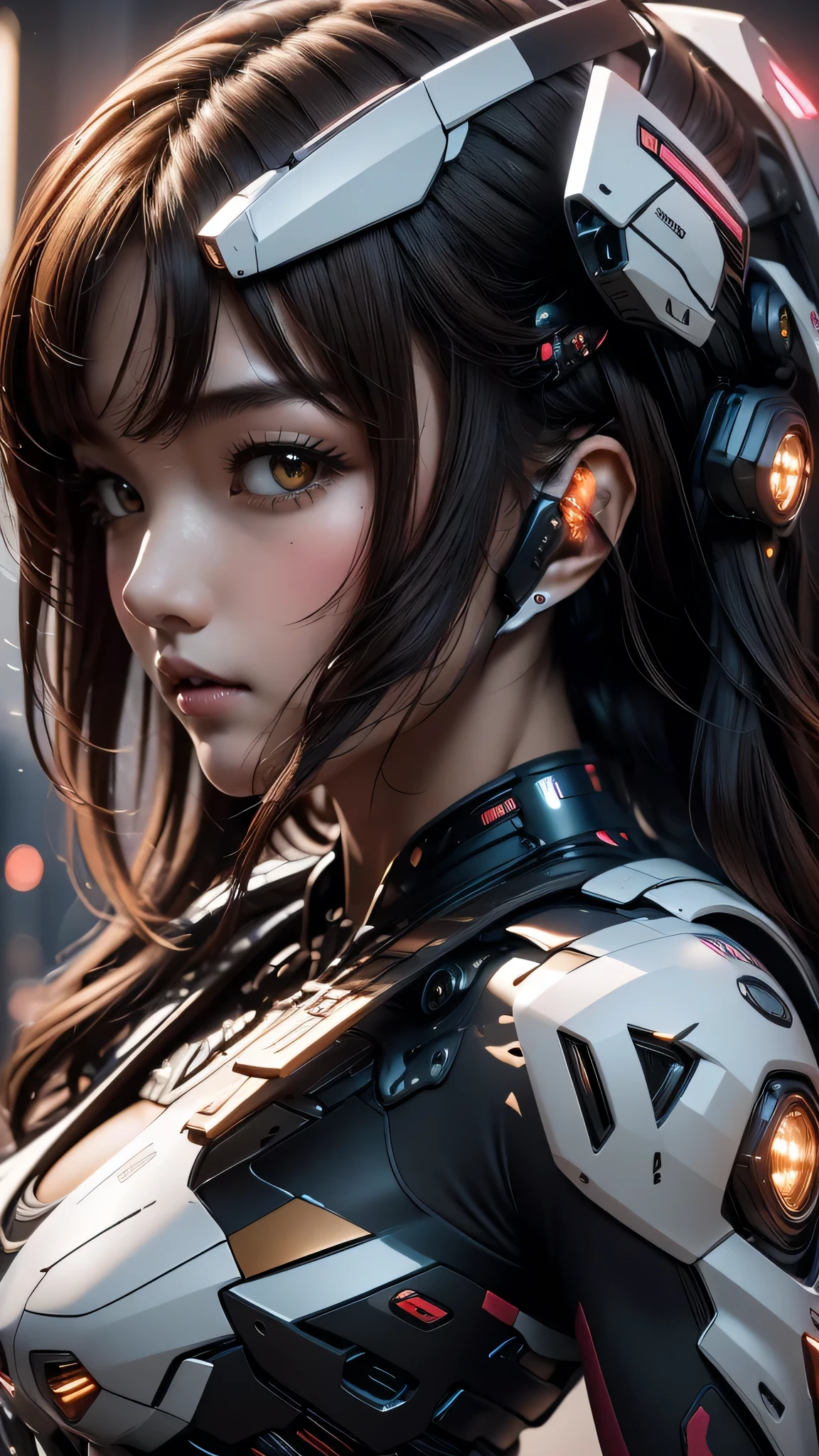 Special operations agent , Futuristic tactical black suit, Extra diamond, Detailed anatomy , detailed face , detail eyes off the shoulder, 1 girl, brown, long wavy brown hair, brown eyes, Snowstorm, Strong winds, Planetary exploration, Side View, , half body, Various futuristic tactical weapons, happy , friendly , Frivolous, Futuristic high definition rifle, Advance sci-fi rifle, Random pose, ((( sexy))), (((( knight )))) {{Beautiful and detail eyes off the shoulder}, detailed face , detail eyes off the shoulder, Narrow Face, Real Hands, Cute Korean girlfriend 20 year old girl,Genuine, High Quality , 8K ultra HD, Photo Genuine, high definition , super detailed, Genuine Fingers, Masterpiece , 最 High Quality , Photo Genuine, super detailed, , high definition , 8K ultra HD, sharp concentration, Naked Girls , Perfect 28G breasts, Pink Nipples ,