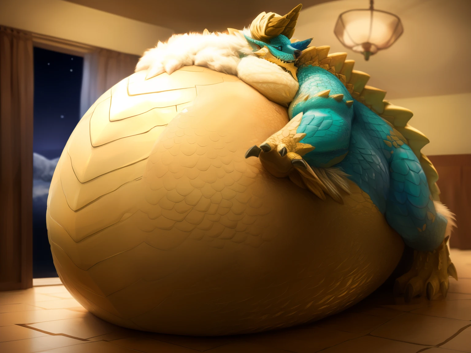 hi res, (zinogre), (metallic body, metallic skin, metallic butt, metalic breasts), anthro, male, sweat, sweaty ass, muscular male, outside, beach, night, detailed background, back turned, (hyper breasts:1.6), (hyper nipples, puffy nipples), (hyper butt:1.6), (two arms, arms spreading ass, hands spreading butt, showing ass:1.2), (hyper balls:1.3), lactating, bent over, SFW