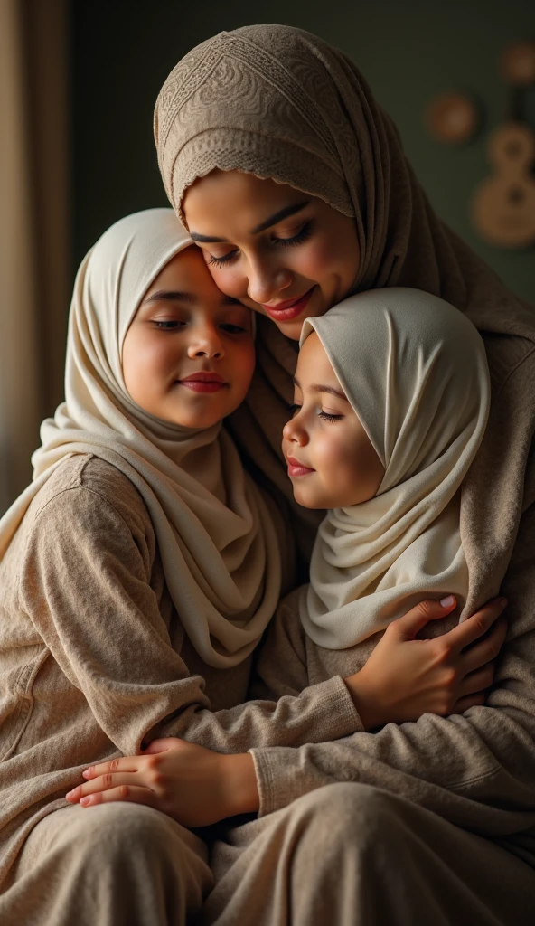 Beautiful Muslim girl with boy kiss nude