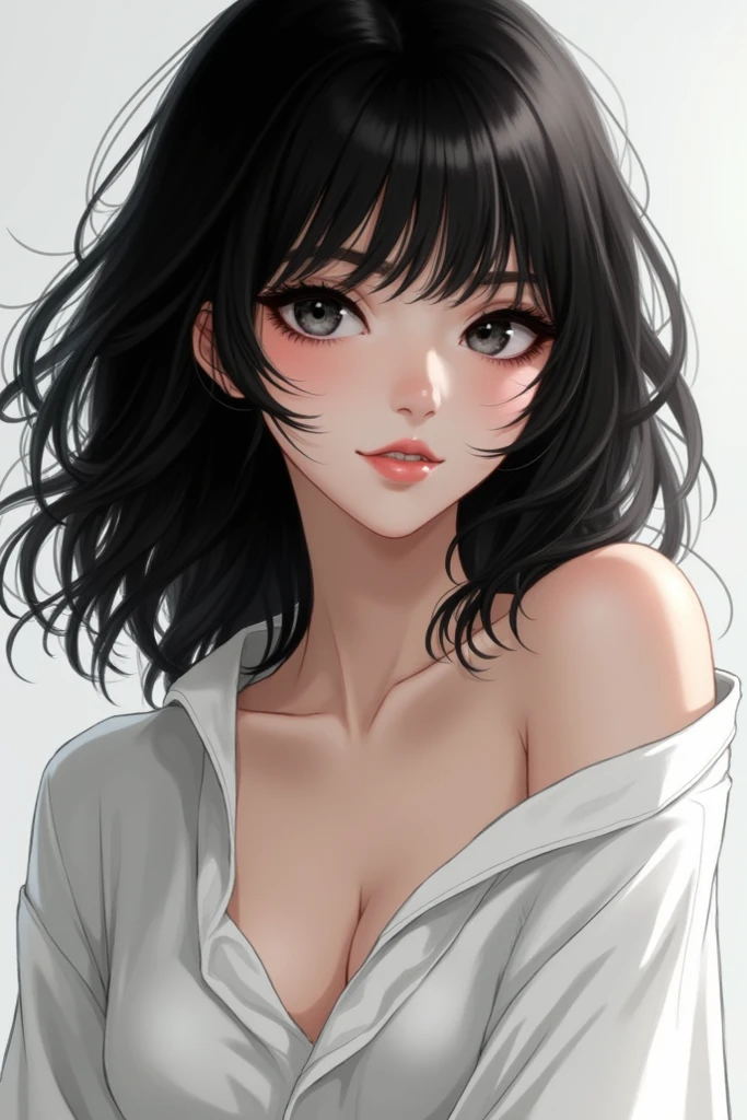 1 milf girl, dark atmosphere, highly detailed skin,, cleavage,old Japanese style village,8k quality, ultra sharp, ultra realistic detailed, dark atmosphere, dark colors, beautiful maiden dress, vibrant colors, black rose in hair 