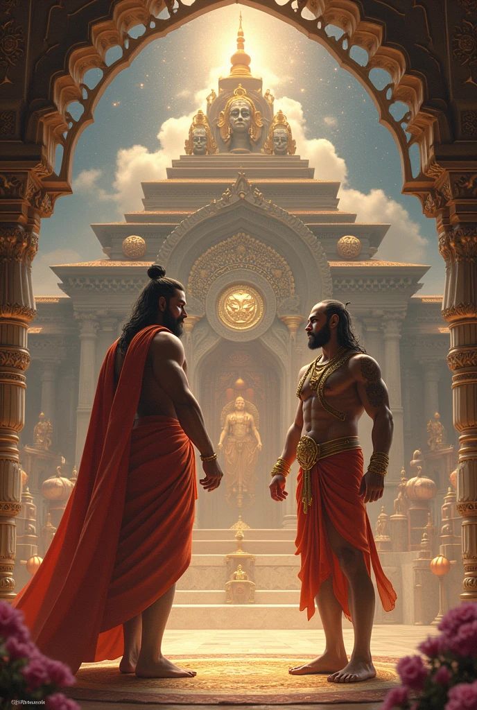 Arjun and hanuman ji big size