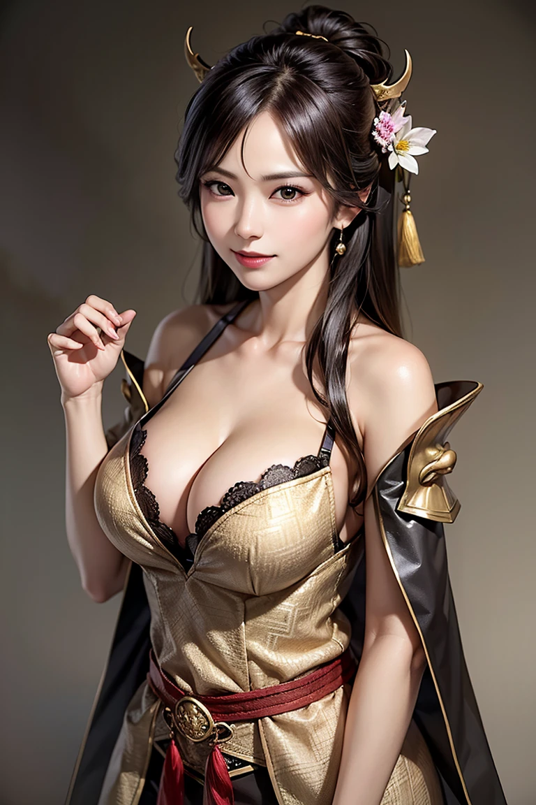  A woman in vermilion armor and a vermilion cloak,cowboy shot,1 person, gorgeous woman, Raise Your Side at a Chinese Restaurant ,cleavage, high definition face and skin texture, staring at the camera , perfect beauty: 1.4, fine grain, double eyelids, Whitening,  best quality ,  ultra high resolution with forest background,simple background,Chinese Warrior,Beautiful female warrior,Martial Arts
