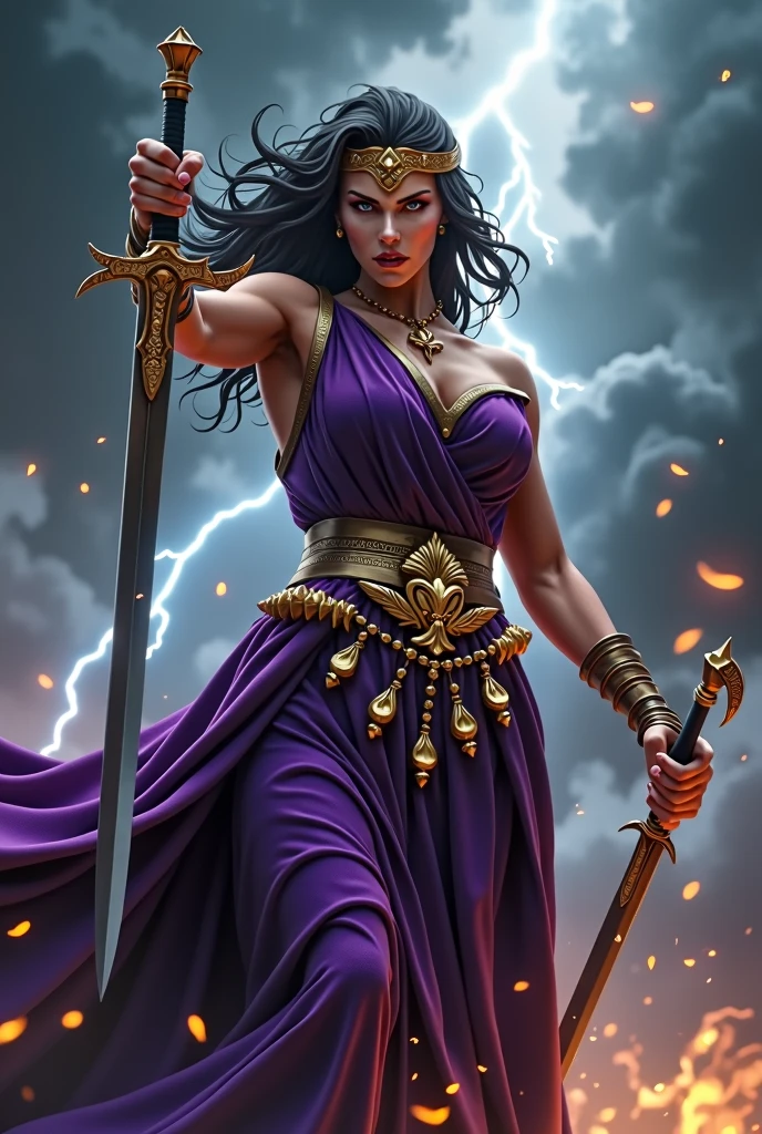 Photorealistic,stunning detail,(photorealistic:1.5),(photorealistic gradient hair:1.4),(photorealistic skin1.5),ultra realistic render ,(deep cleavage),(enormous engorged breasts),ultra realistic face detail,incredible lighting,incredible detail,photorealistic violet eyes,looking at viewers,smiling,stunning background,nsfw,(((boobs exposed))),((sharp quality)),8k,HD, fashi-girl, red lips, realistic, makeup,(((gradient hair))), (asymmetrical long hair), ((ultra-detailed)),(beautiful detailed eyes), beautiful, amazing,((full body))
Yelan \(genshin impact\), (dark gradient hair), (asymmetrical bob with asymmetrical bangs), (short hair), green eyes, ((illustration)),(((masterpiece))), (realistic:0.5), best quality, female,solo_focus, ((smirk)),isometric, (((big breast))), ((large breasts)),big ass, thighs, legs, (((full shot))),standing,solo_focus,black heels, big hips, large size, stunning appearance, assertive,((shot from below)), in the sky, in the clouds, ((full shot)),((((levitating)))),((((floating in air)))),looking down at camera,
(lightning bolt symbol:1.5), Revealing toga, Draped robe, Grecian sandals, Embellished headpiece, Golden arm cuffs, Flowing cape, Chiton dress, Goddess tiara, Sheer fabrics, Intricate jewelry, Zeus-inspired crown, Shoulder drape, Toga-inspired gown, Sculpted corset, High-waisted skirt, Divine belt, Form-fitting bodice, Regal sash, Asymmetrical hemline, Pleated accents, Delicate shoulder straps, Exquisite drapery, Royal sandals, Jeweled anklets, Epaulettes, Mythical symbols, Embroidered cloak, Goddess-inspired accessories, Divine silhouettes, Sensual goddess attire,
background:tempestuous clouds, raging storms,elemental forces like thunder and lightning,above clouds, god rays, backlighting,