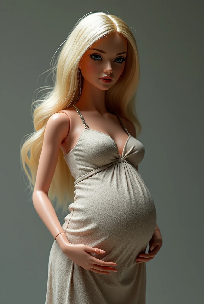 pretty blonde woman pregnant , white dress , 8k, realistic,(masterpiece:1.4),(best quality:1.4) , natural lighting