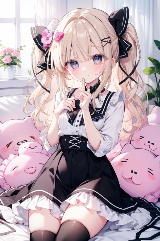 photo realistic, (masterpiece,best quality:1.4),(8k,raw photo,photo realistic:1.2), detailed skin,detailed face,(1boy and 1girl,having fuck:1.8),hug from behind, 1girl,Japanese idol,cute face, little girl, Not Safe for Work, Pink Underwear, (((NO Panties))), ((Open twat))), anus, happy, medium bob, underwear on the floor grasping one's panties, blonde hair, ((wavy hair)),((pretty fingers)),((beautiful feet)),Little Girl, spread legs, twat, ((frilled legwear)) ,hairband, child, small breasts, pink kawaii room , pink gothic room, messy room, Marchen, macarons, Candy, ribbon, small window, (Miscellaneous goods are placed in a mess:1.3),dresser, antimacassar ,
