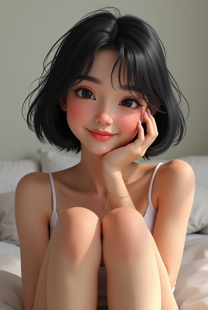 ((Masturbation、Touching the vagina))、9 year old asian ,  cute表情, smile, Vibrant, Chubby, sporty, Sweaty, Surrealism, Surrealism, Cinema Lighting, Motion Blur, Ray Tracing, 超High resolution, Accurate, Anatomically correct, Smooth Skin, Super Detail, Attention to detail, high quality, 最high quality, High resolution, 4K 、cute