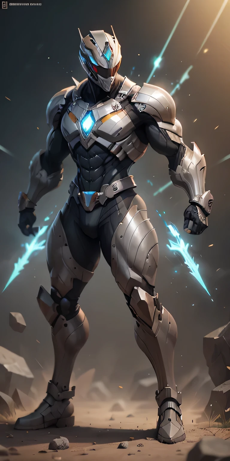 Cosmic Fury Black Ranger from Power Rangers, frontal, full-length, looking at the camera, facing the audience, standing pose, simple background, volumetric light, detailed full-body concept, sleek digital concept art, beautiful full-body concept art, art trend, CGsociety full-length,