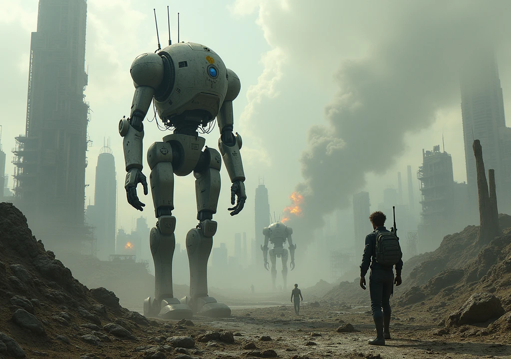 Robotics in desolate earth