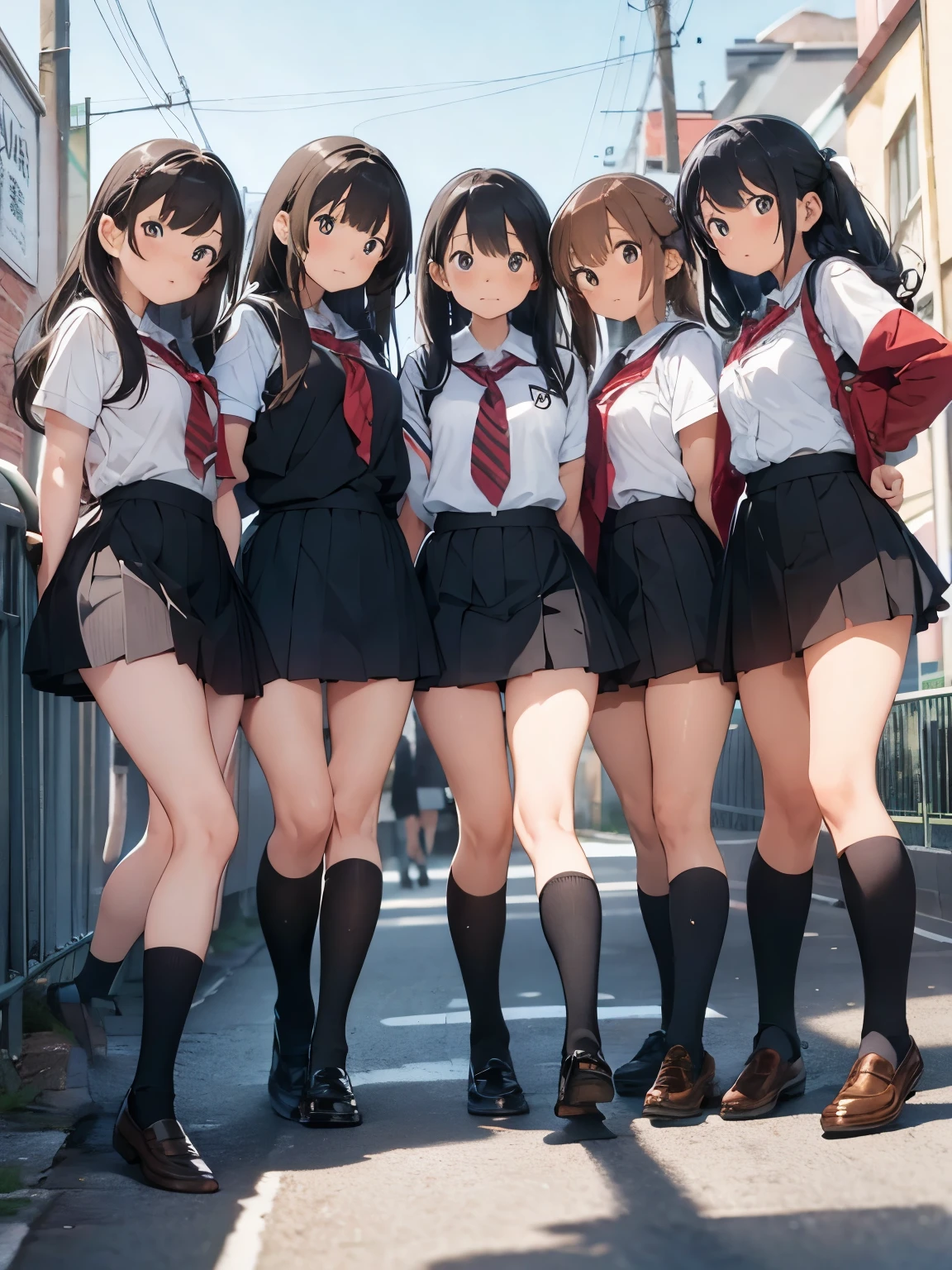 Slender body、Small breasts、赤いチェックのmini skirt、(Realistic, photo Realistic:1.2), ((Highest quality)), Shift the center of gravity backwards, かなりEmbarrassing, White pantiesー, (Showing panties:1.4),mini skirt, (Panty shot:1.3), (Lift up your skirt:1.3), (Squat:1.4), Place your heels on the ground, Spread your legs a little, Squat with your knees up, Put your butt on the ground, loafers, Beautiful facial details, Real human skin, Gentle expression, 正面figure, angle From below, Realistic, photoRealistic, cute, Short skirt, Squat deep on school grounds, cute school girl, Japanese school girl uniform, whole body,smile, 自然なsmile, cutesmile, 魅惑的なsmile, (Looking at the audience:1.2), From before, From below,赤いチェックのmile、peace sign、Squatting,from the front, {{{Showing panties:2.0}}},Pay attention to the panties,School Shirt,, Wide-angle
,(Masseter muscle area, Highest quality),Absurd, (Three Girls),Squat,eight-headed body, 学校のclassroom, 赤いmini skirt,, Red pleated skirt,Red pleated skirt,{{White loose socks}},Browsing Caution,((Tabletop,High resolution)), Best lighting, Best Shadow,Low angle, (Tabletop:1.2), Highest quality, High resolution, unity 8k wallpaper, (figure:0.8), (Beautiful fine details:1.6), 非常にDetailed face, Perfect lighting, Highly detailed CG, (Perfect hands, Perfect Anatomy) 、(Three Girls), (Highest quality), (Super detailed), (Detailed light), (Very delicate and beautiful), Brown Hair, Brown eyes, model, (Beautiful breasts:1.2),(High School Uniform, Red pleated skirt:1.3), (High with wide open breasts:1.6), Highest quality, Highly detailed CG synthesis 8k wallpaper, High resolutionRAWカラー写真, Professional photography, (((Bokeh))), Depth of written boundary, White panties、茶色のloafers、smile、明るいclassroom、(((With 3 people))),(((3 girls))), Slim and beautiful thighs, Highly detailed skin, masterpiece, Highest quality, 非常にDetailed face, Vibrant colors, Cinema Lighting,, Three Girls, With 3 people, Brown eyes, Brown Hair, hair ornaments,short hair,Red Check Skirt,blush, White shirt, masterpiece Highest quality High resolution、Sit with your knees bent、Beautiful feet 、On campus、まるでFrom below見上げるかのように、Embarrassing,Browsing Caution,White panties,Camel Toe、((Tabletop, Highest quality, High resolution, Pixel perfect, ))), Three Girls, With 3 people きれいな女性、whole bodyが見えました、 ((Short Wavy Hair, bangs, Brown Hair)), ((Brown eyes, Beautiful eyelashes, Realistic eyes)), ((Detailed face, blush:1.2)), ((Smooth texture:0.75, Realistic texture:0.65, Realistic:1.1, Anime CG Style)), Small breasts, Dynamic Angle, Perfect body, ((school uniform, White shirt, Red Skirt, Red Check Skirt、White socks)), classroom、Sit at a desk、I took my feet off the desk.、smile、(Lift up your skirt with your right hand、Spread your legs、Knees wide open、white lace panties)、、(cuteブラ)、From belowの角度
