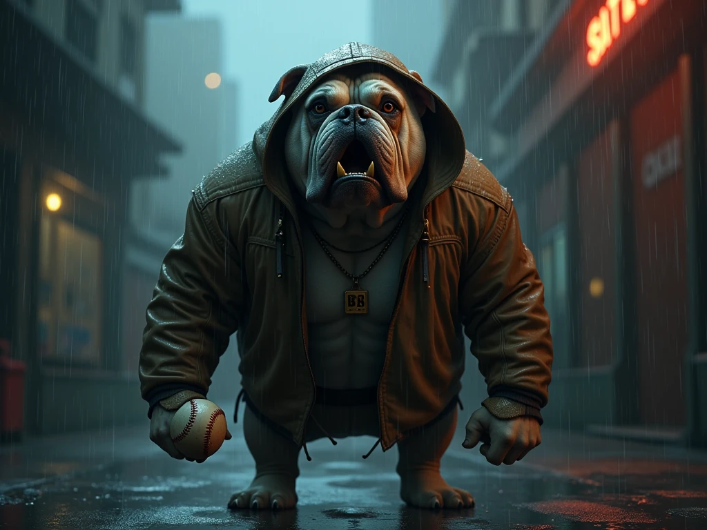 Pugsly, concept art, 4k