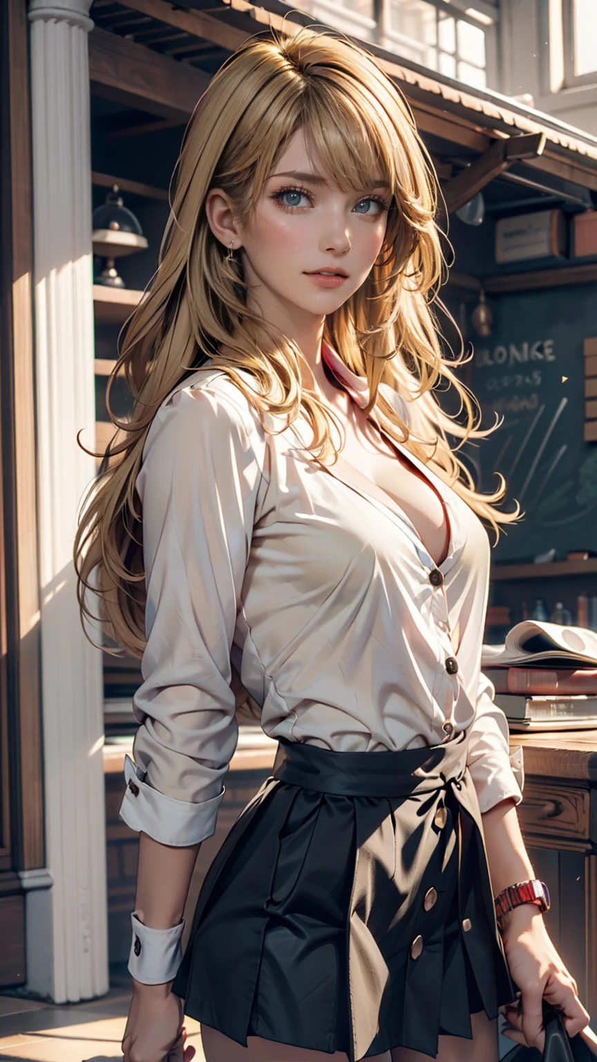 Preppy Woman. Official Art – An Award-Winning Digital Masterpiece In 4K Ultra HD, Extreme Detail And Intricate Realism. This Concept Art Brought To Life By The Hands Of Artists Like Wlop & Artgerm In A Stunning 2D Vector Illustration. 