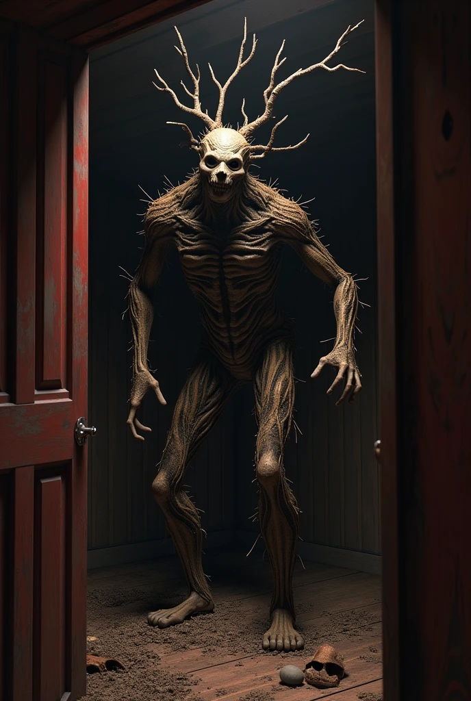 ((best quality)), ((masterpiece)), ((ultra realistic)), ((dark fantasy style)), trending on artstation, pale alien creature attacking, cinematic film still, mutated, smooth rotten skin, subsurface scattering, detailed pale eggshell sickly wet skin, twisted features, needle sharp teeth, lovecraftian monstrosity attacking, people running in the back ground, destroyed burning space station corridor,highly detailed, muted colors, soft volumetric lighting, best quality, masterpiece, realistic, roughness, ultra realistic,