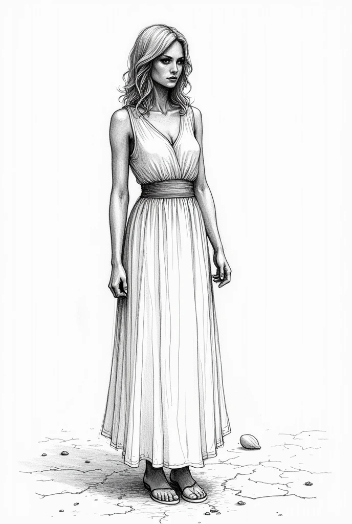 Masterpiece, Best Quality, High Resolution,Super High Resolution, Ultra realistic, Line art, fine lines bold coloring book of fashion model, extremely gorgeous, heart face, bold look, Stunning beauty, wide hips, full lips, slim thick figure, small waist, small bust, freckles 0.1, beauty marks, super model, confident an alluring beautiful ethnic woman, a curvy body, slanted eyes, (realistic:1.3), hyper detailed, photorealistic, line art portrait, masterpiece, natural lighting, cinematic composition, hyper intricate details, hyper detailed, photorealistic, portrait, masterpiece, Afro, maxi dress (no breast showing) full body