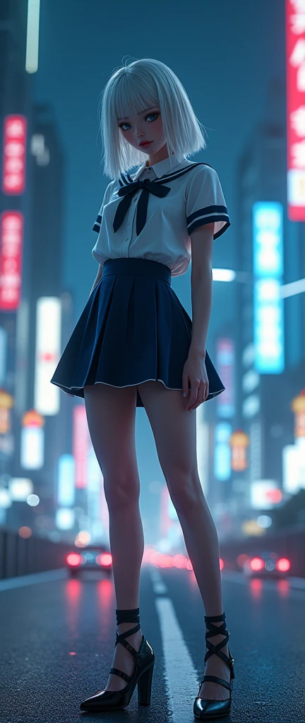 Dark blue blouse, pink miniskirt, heavy wind, ((Skirt jumps up in strong winds)), ((skirt rift)), (Lace and white panties), ((Flip up your skirt to show off your panties to the camera)), ((You can see all your panties)), emphasis on the buttocks, turned around, long nipples, The costume is sheer, NSFW, 1girl in, de pele branca, slender, Small buttocks, small tits, Sunnyday, Modern old cityscape, Wet, Dark hair, I have bangs, short-hair, Smiling smile, surrealism, Cinematic lighting, depth of fields, One-person viewpoint, F/1.8, 135 mm, canon, nffsw, masutepiece, ccurate, Anatomically correct, Textured skin, Super Detail, high details, High quality, awardwinning, Best Quality, hight resolution, 1080p, 4K, 8K