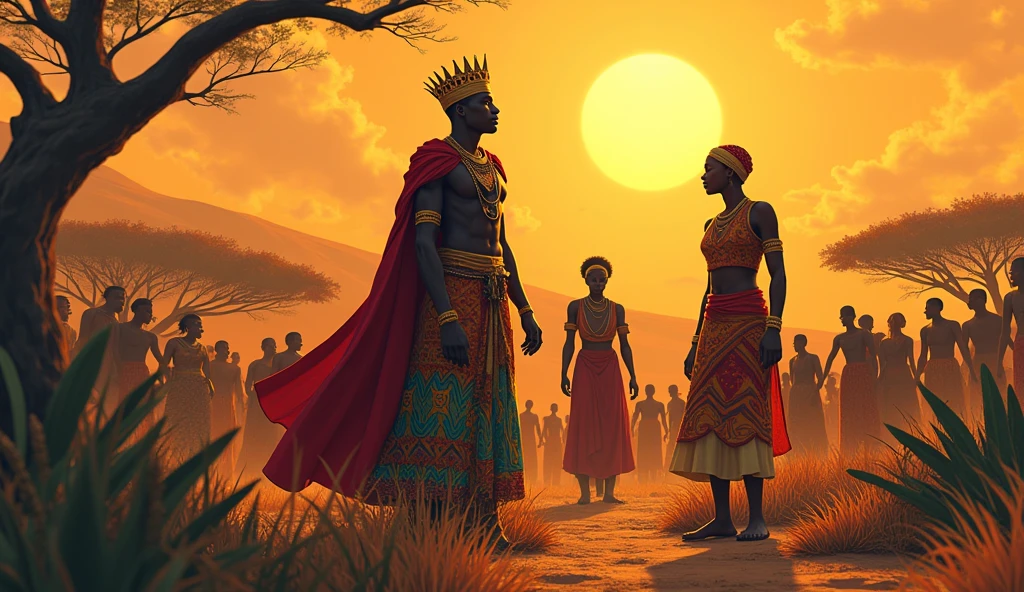Here’s a story inspired by African folklore, a tale of wisdom - SeaArt AI