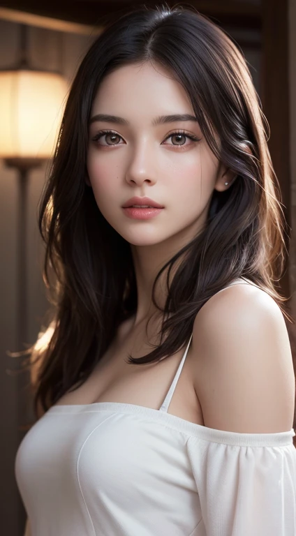 ((Best Quality, 8k, Masterpiece: 1.3)), Beautiful Woman, Big, Slender Figure, Beautiful Body, Best Quality, Live Action, Raw Photo, Hyper Realistic,, Ultra Detailed Face, Detailed Lips, Detailed Eyes, Light Clothing, Sexy Married Woman, Swimsuit,