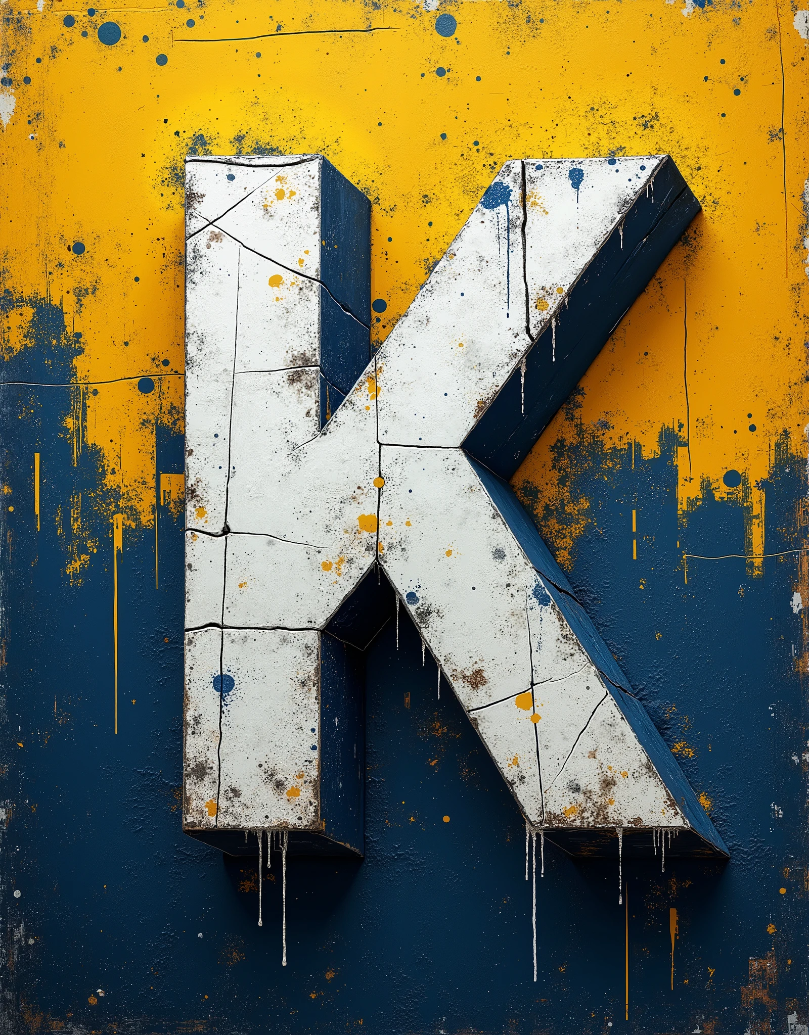 A “KDK” graffiti based on the album cover of “Casando” by Lugatti&9ine