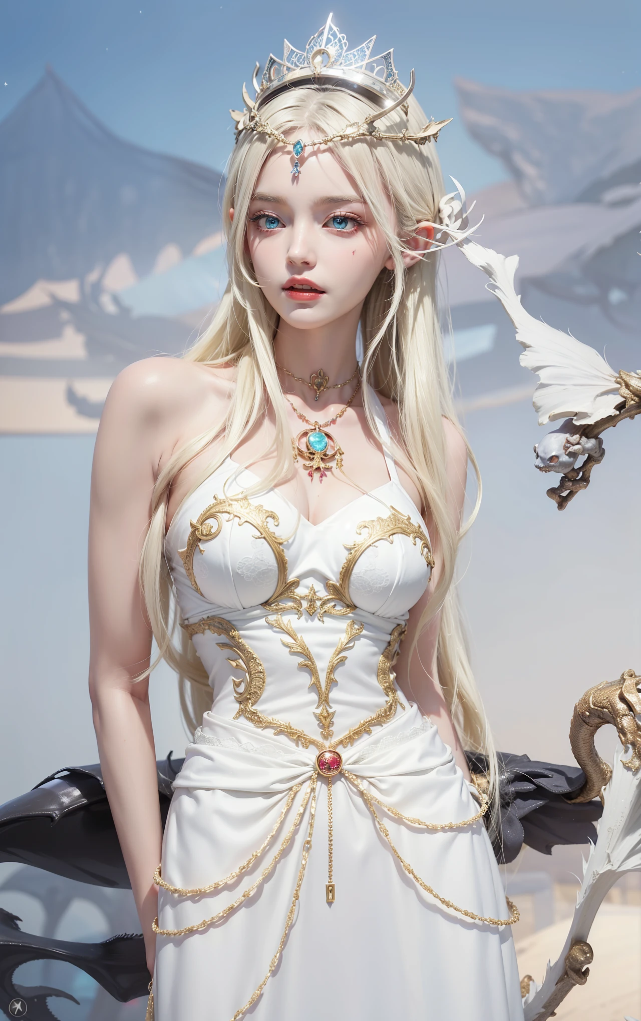 shenzi ((1girl, Elegant posture)), Natural leg proportions, Sexy beautiful legs, correct, 解剖学correct, Visible cleavage, masterpiece, (best quality, high resolution, masterpiece:1.2), Extremely detailed, (Practical, photoPractical, photo-Practical:1.37), Official Art, CG, 解剖学上correct, Cool action,Long blond hair,Smile,Elegant posture, Seductive pose, Seductive expression, Sexual desire expression,Colorful color scheme,Trendy clothing,Columnar plaque background,Geometric pattern stitching background, Movie, photography, Intricate background, Soft lighting, Subtle shadows, Vibrant colors, Expressive eyes, Beautiful, high class boutique, Ambience, A moment of honesty, Natural expression, Detailed texture, Fine details, Refined and elegant, Exquisite style, Artistic Composition, Beautifully presented.