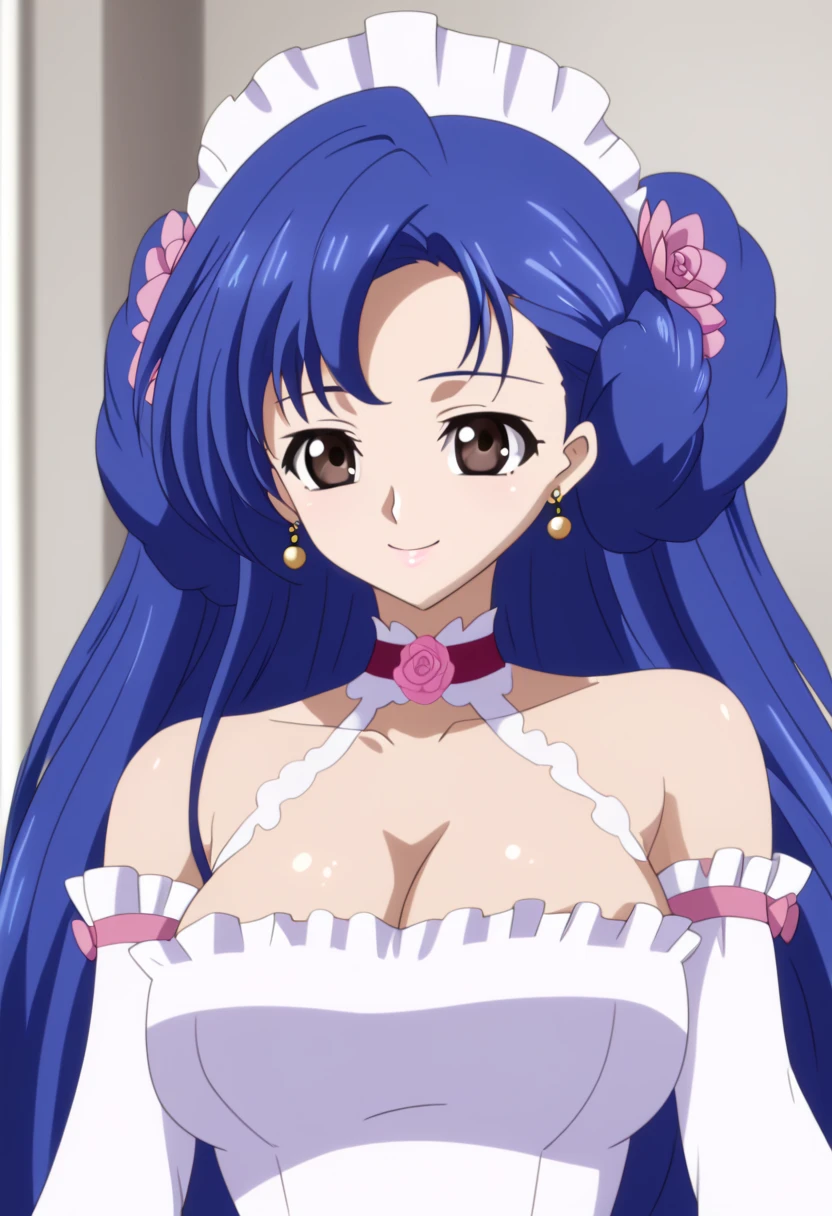 best quality, amazing quality, very aesthetic, absurdres,
1girl, Mermaid Melody Luica, solo, long hair, blue hair, pink eyes, pink eyeshadow, pink blush, red lips, lingerie, bedroom, royal bedroom, night, male chest, bulge penis under lingerie,