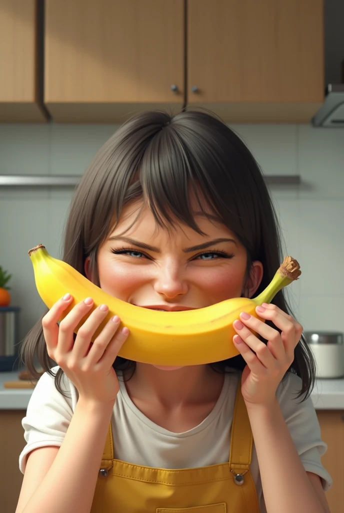 (2 KAWAII NOGIZAKA GIRLS), detailed portrait with extremely detailed features, wet open lips licking and deep sucking Hard a banana, dynamic and joyful expression, professional photorealistic hyperdetailed, (best quality,8k masterpiece:1.2),ultra-detailed,(realistic,photorealistic,photo-realistic:1.37), perfecteyes with sparkling highlights, beautiful detailed lips,extremely detailed eyes and face,longeyelashes. KAWAII NOGIZAKA Girls